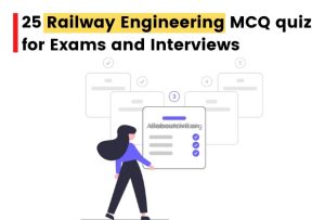 Top 25 Civil Engineering | Railway Engineering MCQ Pdf