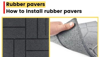 Rubber pavers| How to install rubber pavers