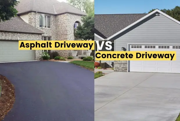 Asphalt vs Concrete Driveway