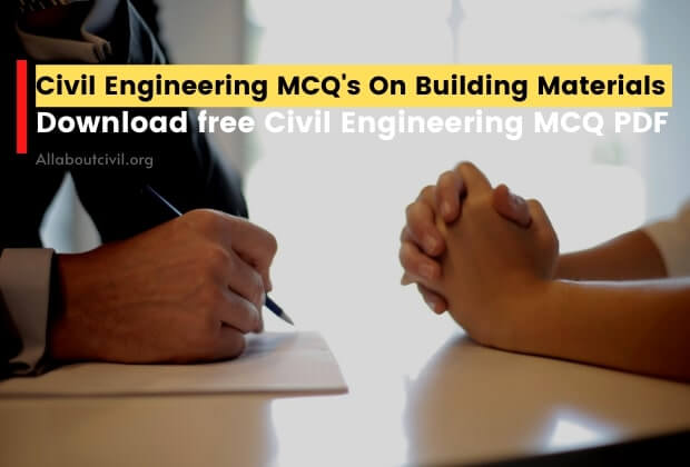 Basic civil engineering Mcqs