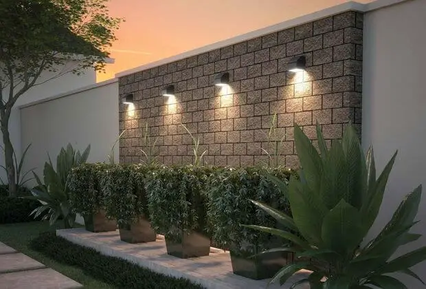 Decorative compound wall design for modern houses