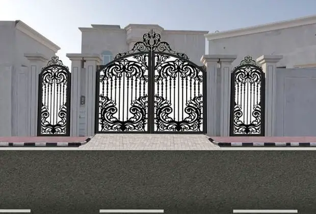 main gate modern steel designs