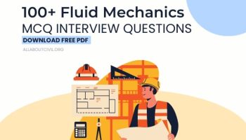 100 + Fluid Mechanics MCQ’s | Civil Engineering Interview Questions