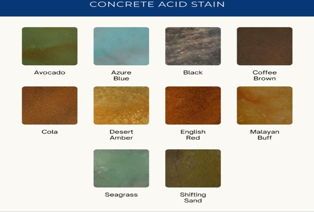 Stained Concrete Floors - Types, Procedure, Advantages, and ...